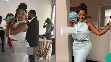 Lady and her family members storm brother’s ex-girlfriend’s wedding in style, mentions why