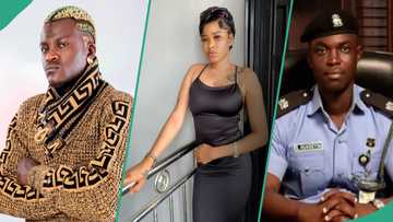 Video of moment Queen Dami, Portable's lover, was arrested with him trends: "U no dey advise am"