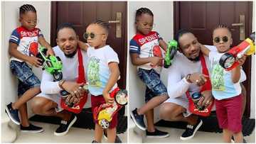 Junior Pope receives backlash for allowing his sons plait their hair, he responds