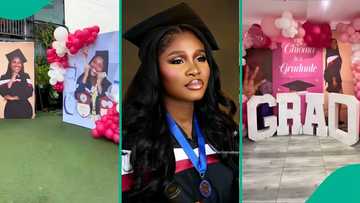 Babcock University graduate celebrates first class with lavish private party, posts her CGPA