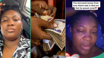 Nigerian lady cries as friend whom she borrowed money from suddenly dies, reveals his last words