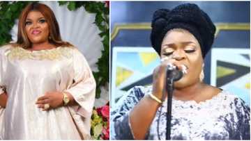 Actress Allwell Ademola releases song, shares stunning photos as she clocks new age