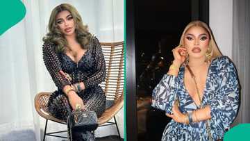 Bobrisky calls out broke men in DM, brags about his N25 million birthday hair: "Ask for my account"