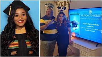 Senator Adeleke celebrates daughter Adenike as she graduates from US university