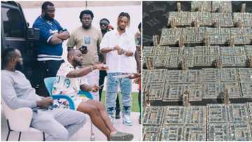 "This money is too much": Huge surprise as Davido splashes millions on 23 diamond pendants for 30BG members