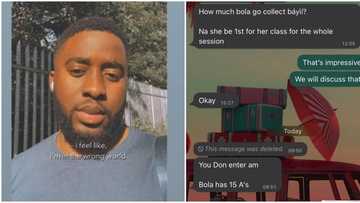 "I don enter wahala": Nigerian man promises kid sister N2k for each "A" made in exams, she scores 15 "As"