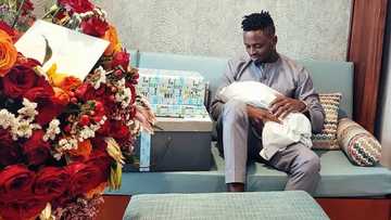 Tanzanian star Diamond Platnumz shares first photo of his newly welcomed baby boy