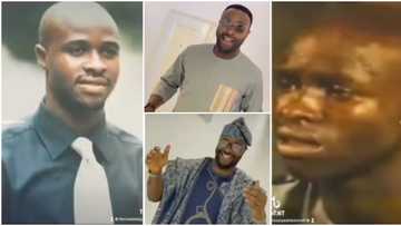 “Thank God for money o”: Fans react in surprise at actor Femi Adebayo’s transformation in old and new photos