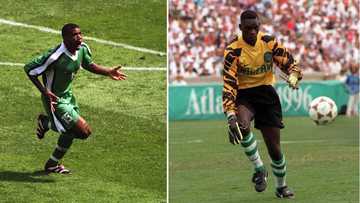 "He chanted my name:" Dosu reminisces about Sunday Oliseh's strike vs Spain at the World Cup in France 98.