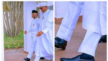 Hotunan takalman Buhari ya dauki hankulan 'yan Najeriya a kafar sada zumunta