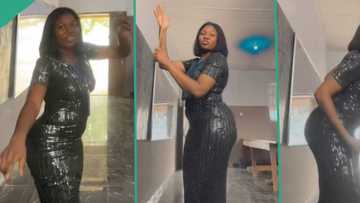 "Dem don increase salary?" Teacher in shiny gown dances in class, displays great joy