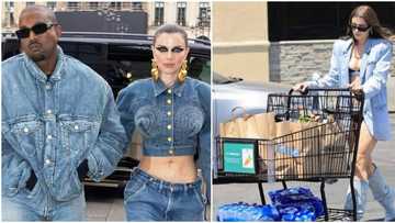 Kanye West's ex-lover Julia Fox shows up to grocery shopping in her undies, uses jeans as purse