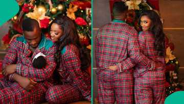 Actress Wofai Fada finally posts photos of baby’s face on Christmas, fans gush: “My gift to y'all”