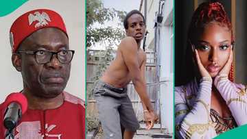 Gov Soludo’s son Ozonna's dance moves to Ayra Starr's song, video ignites reactions: "Anambra 1st daughter"
