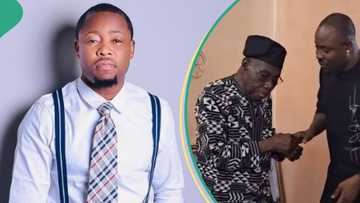"The sky is the beginning, Lege Miamii gushes as he dines with ex-president Segun Obasanjo