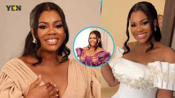 "Gurl, you ate that": Ghanaian bride with curves looks stunning in one-of-a-kind kente gown