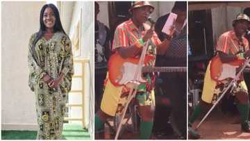 Talk about range: Mercy Johnson leaves internet users amused with role as Rasta musician