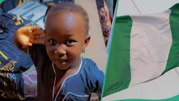 Three-year-old girl recites revived National Anthem from her head