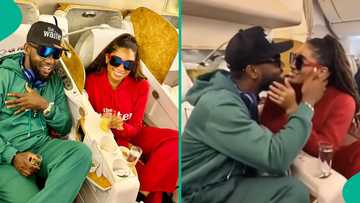 AY Comedian reacts to manipulated video of him & May Edochie kissing in private jet: "This is wrong"