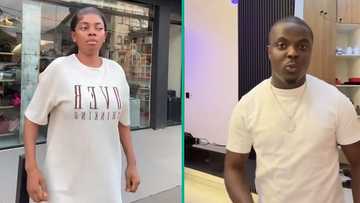 Lady who boldly collected man's number years ago celebrates in video: "I born 3 babies for am"