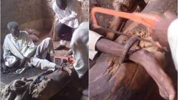 Kano: An sake gano wani mutum da mahaifinsa ya daure shi a gida na shekaru 30 (Hotuna)