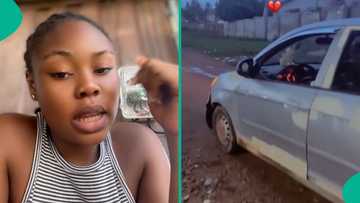 Lady shares what she saw inside ride she ordered, some people advise her not enter it