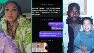 Lady finally locates father whom her mother got 'wrongly' deported to Africa 27 years ago