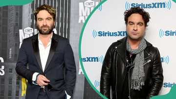 Who were Johnny Galecki's girlfriends before his marriage to Morgan Galecki?