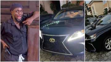 Comedian Officer Woos splashes millions on brand new Lexus, fans congratulate him as photos go viral