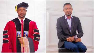 "Mum sold her clothes to pay debts, borrowed for my WAEC": Nigerian man bags ND, Bsc, Msc & PhD, he goes viral