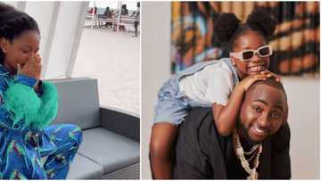 Davido’s Imade and friends celebrate her 8th birthday at a mini beach party, many react: "D girl is not really happy"