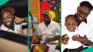 Zlatan Ibile's son's 5th b'day: Davido pulls up with Cyberbeast, exotic cars, Bella Shmurda spotted