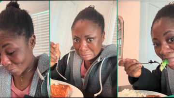 "White rice without stew": Nigerian lady funnily laments food sister-in-law gave her, shares video