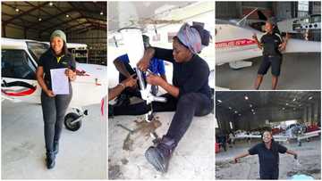 Young lady achieves dream of becoming a mechanic, gets certificate to repair aeroplanes