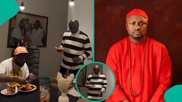 Isreal DMW asked to switch seats at Davido’s private dinner in US, video elicits reactions