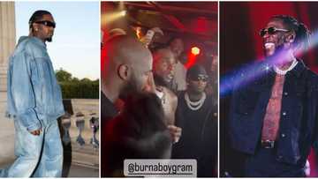 Cardi B's Offset finally meets Burna Boy face-to-face in video weeks after 'begging' him to check DM on IG