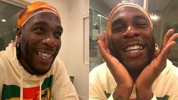 Burna Boy shows off his new diamond-encrusted grills (photos)