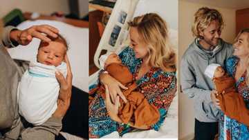 Woman shares video of her son born with beautiful hair, many drop adorable comments