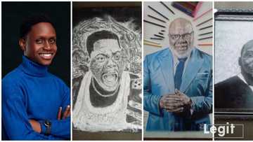 I didn't have any training in art: Nigerian law student who uses salt to make great portraits