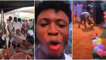 Baby mama scatters naming ceremony of her baby's dad to another woman, video goes viral online