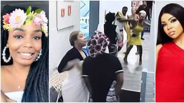 BBNaija Lockdown: Fans react to Kaisha and Nengi’s fight as Lucy stops other housemates from interfering (videos)