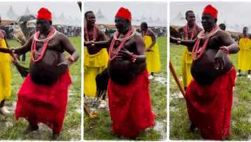 "He eats very well": Confident man with pot belly uses big stomach to dance in public, video goes viral