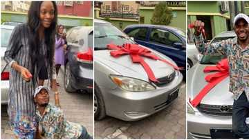 Actress buys car for younger brother who is also an actor after years of jumping bikes