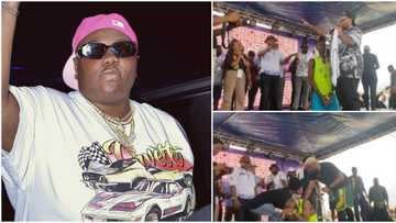 Lagos Marathon: Fan cries after seeing singer Teni, gets free N500k, Wande Coal, Zlatan, others perform