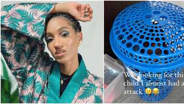 Singer Dija nearly suffers heart attack after looking for daughter only to find her inside big basket
