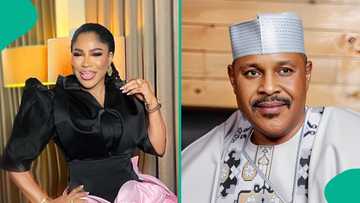 Faithia Balogun breaks silence on reconciliation rumour with Saidi Balogun: "Thanks online in-laws"