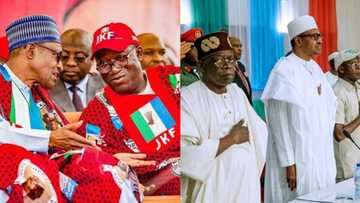 2023: Fresh crisis hits Ekiti APC as Tinubu, Fayemi's loyalists bicker over Buhari's successor