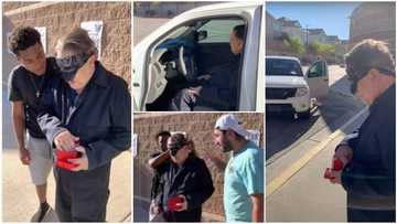 Kind students surprise their gateman with new vehicle, give him key in emotional video