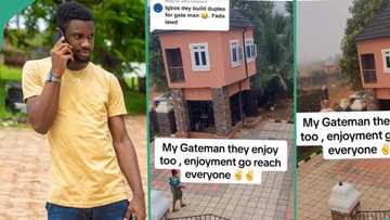 "Evidence dey": Video shows duplex rich Igbo man built for his aboki gateman in village, many react