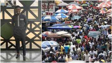 Young man goes to preach at Computer Village Ikeja, this is what tout did to him (photo)